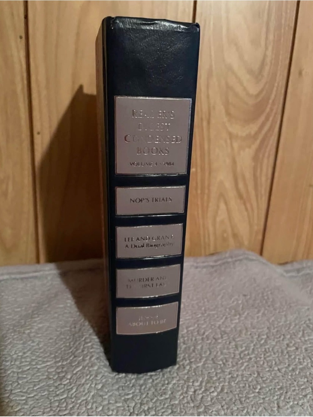 Classic Black Decorative Book Spine for Home Office Readers Digest